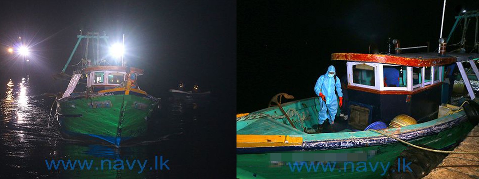 Navy seizes poaching trawler in northern waters